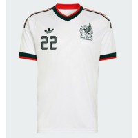 Muški Nogometni Dres Meksiko Hirving Lozano #22 Gostujuci SP 2026 Kratak Rukav